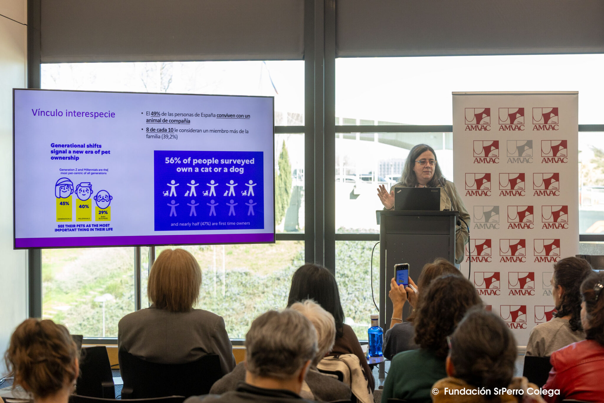 Ruth Manzanares durante el Congreso de Entidades de Protección Animal