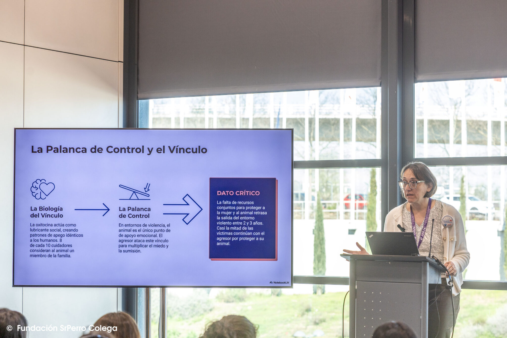 La veterinaria Delia Saleno en el Congreso de Entidades de Protección Animal