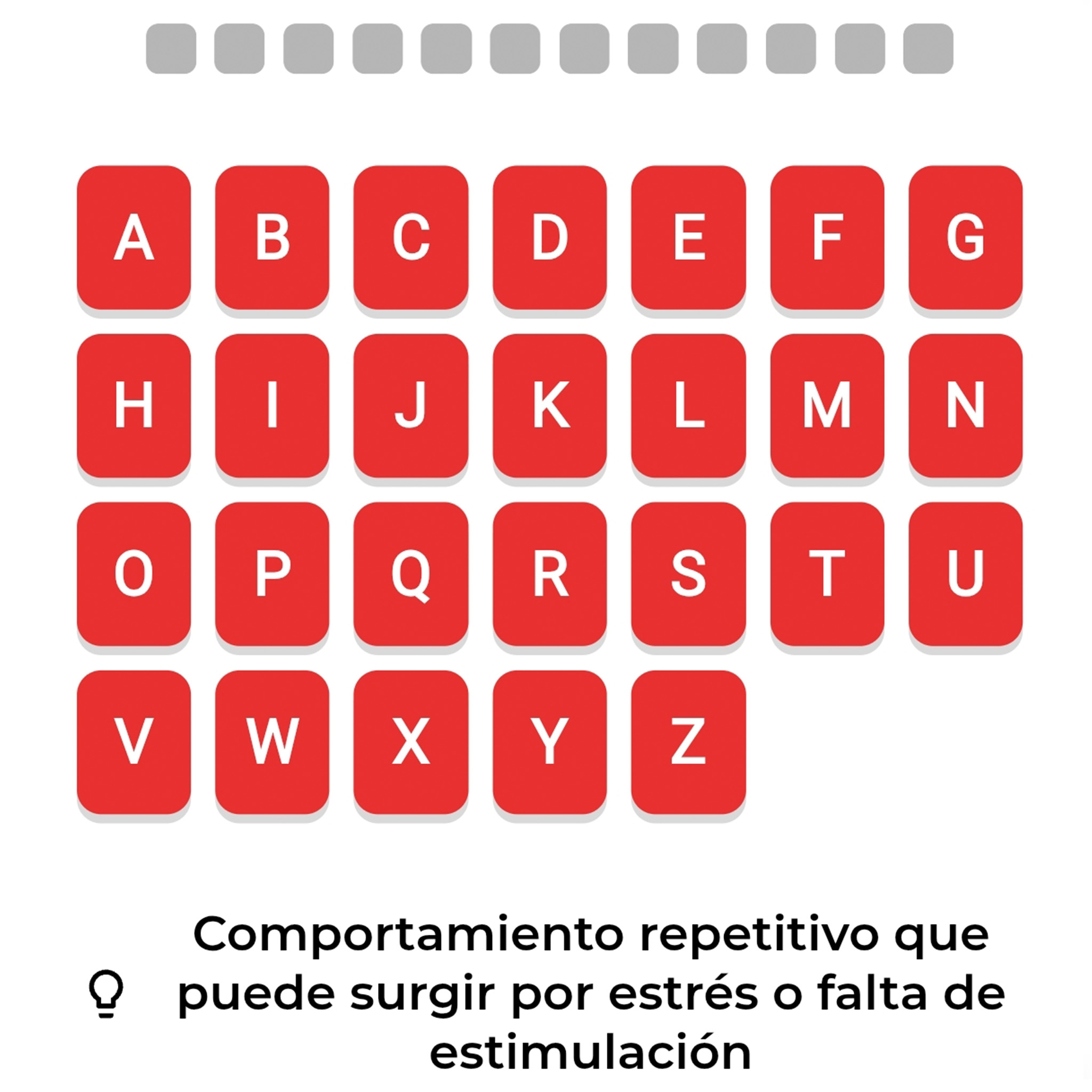 Juego sobre conocimientos sobre perros tipo panel de letras